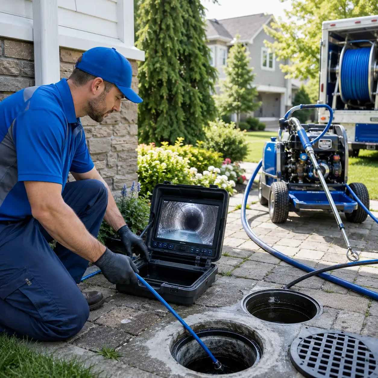 Outdoor drain cleaning professionals serving Leona, TX