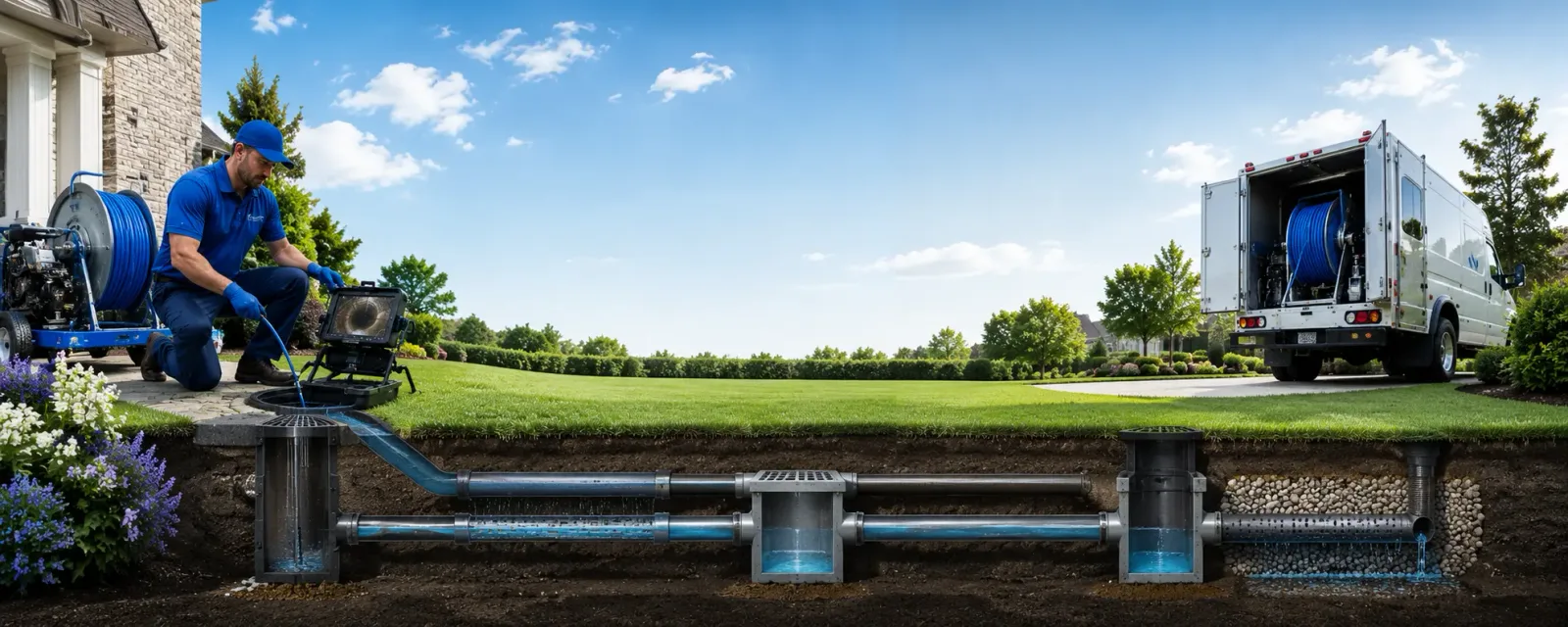 Outdoor drain cleaning information for Leona, TX